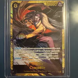 Crocodile OP14-120 SEC Foil One Piece TCG Baroque Works English Pack Fresh NM - Image 1