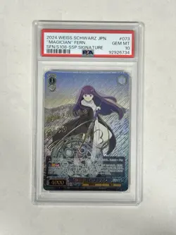 PSA 10 Weiss Schwarz Frieren Beyond Journey's End SFN/S108-073SSP Signed SSP - Image 1