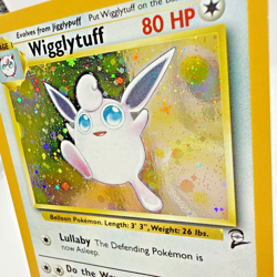 Pokemon TCG Wigglytuff Holo BASE 2 Rare Card Jungle Series 16/64 - Image 4
