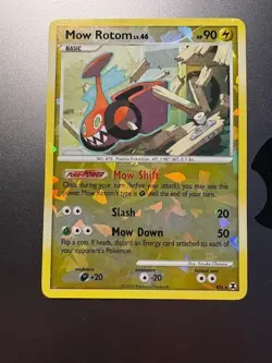 Mow Rotom RT4 Rising Rivals Rotom Collection Ultra Rare Holo Pokemon Card - Image 1