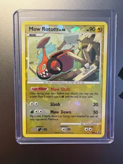 Mow Rotom RT4 Rising Rivals Rotom Collection Ultra Rare Holo Pokemon Card - Image 3