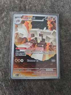 Pokemon TCG Mega Evolution Garganacl Illustration Rare Card 147/132 - Image 1