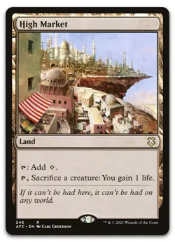 High Market #246 (NM) Forgotten Realms AFC Magic MTG - Image 1