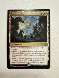 Windcrag Siege (NM Non-Foil) TDM-0235 Rare MTG - Image 1