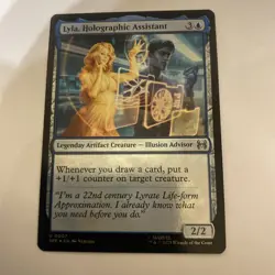 Lyla, Holographic Assistant 0007 Uncommon Foil Spider-Man MTG - Image 1
