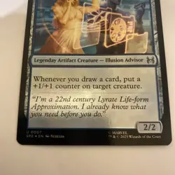 Lyla, Holographic Assistant 0007 Uncommon Foil Spider-Man MTG - Image 2