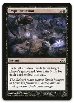 Crypt Incursion #23 (NM) Dragon's Maze DGM Magic MTG - Image 1