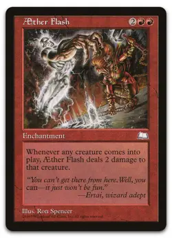 Aether Flash (NM) Weatherlight WTH Magic MTG - Image 1