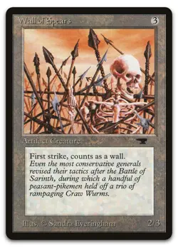 Wall of Spears (NM) Antiquities ATQ Magic MTG - Image 1
