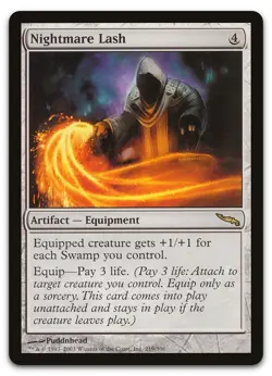 Nightmare Lash #219 (NM) Mirrodin MRD Magic MTG - Image 1