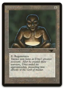 Clay Statue (NM) Antiquities ATQ Magic MTG - Image 1