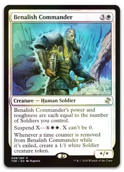 Benalish Commander #8 (Foil) (LP) Time Spiral Remastered TSR Magic MTG - Image 1