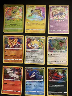 2020 Pokemon SWSH Videos Voltage / Shining Fates Amazing Rare Complete Set Of 9 - Image 1