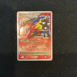 Pokemon Blaziken FB LV.X Rare Holo Supreme Victors 142/147 110 HP Card - Image 1
