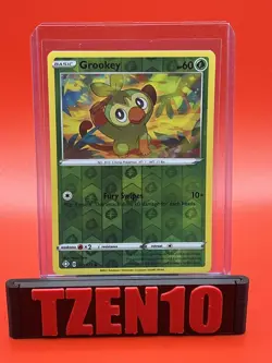 Grookey Reverse Holo Shining Fates #011/072 Pokemon TCG - Image 1