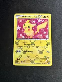 Pokemon 2013 - Pikachu RC7/RC25 Legendary Treasures: Radiant Collection Holo LP - Image 1