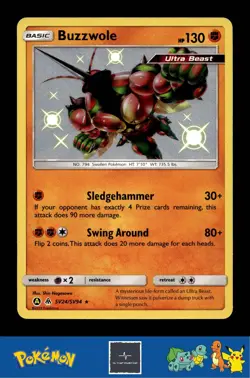 2019 Pokemon SM Hidden Fates SV24/SV94 Buzzwole - Image 1