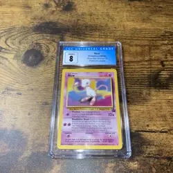 2000 POKEMON BLACK STAR PROMO-POKEMON LEAGUE MEW #8 - CGC 8 NM/MT! WOTC! - Image 1