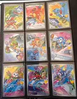 pokemon first partner illustration collection all 9 starters - Image 1