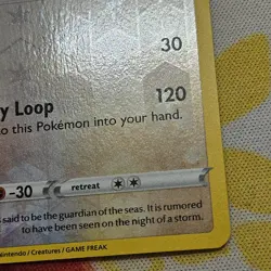 Lugia Reverse Holo Rare Darkness Ablaze 140/189 LP Pokemon TCG - Image 3