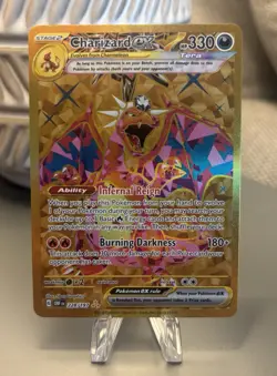 Pokemon Charizard ex 228/197 Obsidian Flames Gold Hyper Rare NM 🔥 - Image 1