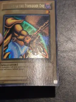 Yu-Gi-Oh LEFT ARM OF THE FORBIDDEN ONE LOB-123 WAVY VINTAGE 1996 COPYRIGHT MP - Image 5