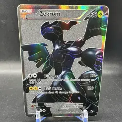Pokemon TCG Zekrom Black White Holo Full Art Ultra Rare Card 114/114 - Image 1