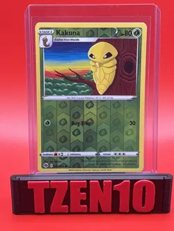 Kakuna Reverse Holo Champion's Path #03/73 Pokemon TCG - Image 1