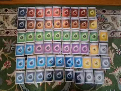 Lot Of 57 Pokemon Japanese Holo 25th Anniversary Energy Cards. NM. - Image 2