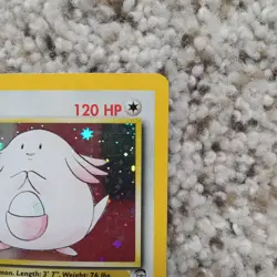 #3 Chansey 3/130 Base Set 2 Holo Pokemon Card TCG - Image 3