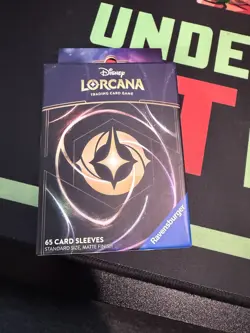NEW Lorcana Card Sleeves (Card Back 65-Pack) TCG Disney NIB - Image 1