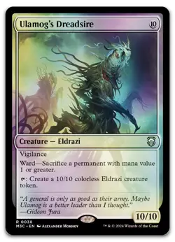 Ulamog's Dreadsire (Ripple Foil) #38 (NM) Modern Horizons 3 M3C Magic MTG - Image 1