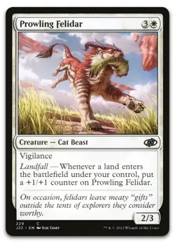 Prowling Felidar #229 (NM) Jumpstart 2022 J22 Magic MTG - Image 1