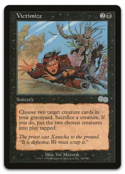 Victimize #166 (LP) Urza's Saga USG Magic MTG - Image 1