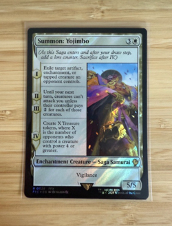 MTG: Summon: Yojimbo (Surge Foil) Commander: Final Fantasy Surge Foil NM - Image 1