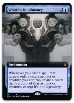 Vesuvan Duplimancy (Extended Art) #397 (NM) Dominaria United DMU Magic MTG - Image 1