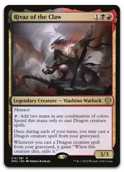 Rivaz of the Claw #215 (NM) Dominaria United DMU Magic MTG - Image 1