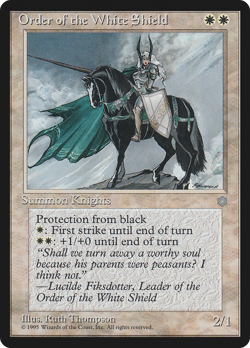 Order of the White Shield #270 (MP) Ice Age ICE Magic MTG - Image 1
