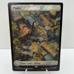 Plains (0846) (Surge Foil) #846 (NM) Fallout PIP Magic MTG - Image 1