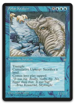 Polar Kraken (NM) Ice Age ICE Magic MTG - Image 1