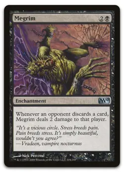 Megrim #104 (NM) Magic 2010 M10 Magic MTG - Image 1