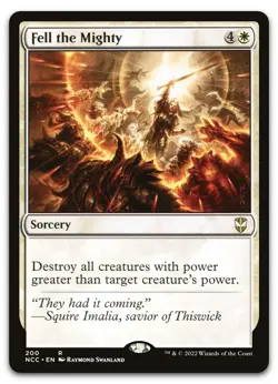 Fell the Mighty #200 (NM) Streets New Capenna NCC Magic MTG - Image 1