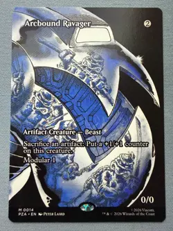 Arcbound Ravager (Borderless) NM - Teenage Mutant Ninja Turtles MTG TMNT PZA #14 - Image 1