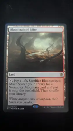 Bloodstained Mire - MTG Khans of Tarkir - NM - Image 1