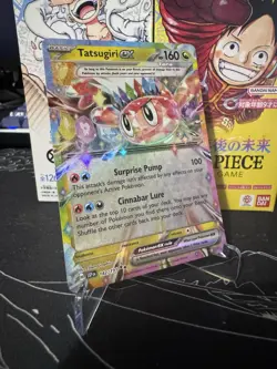 Tatsugiri ex - 142/191 - Tera Double Rare - Surging Sparks - Pokemon TCG - Image 1