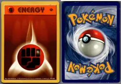 1999 Pokemon, Base Set Shadowless, #97/102 Fighting Energy, 1st Edition, Common - Image 1