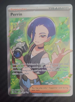 Perrin 209/167 Pokemon Twilight Masquerade Ultra Rare Full Art Trainer - Image 1