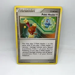 Poke Healer + 90/100 Stormfront Trainer Item Healing Support Pokemon TCG 2008 - Image 1