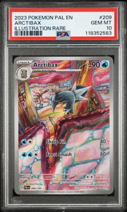 Arctibax Illustration Rare 209/193 Paldea Evolved 2023 PSA 10 Pokemon TCG - Image 1