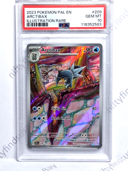 Arctibax Illustration Rare 209/193 Paldea Evolved 2023 PSA 10 Pokemon TCG - Image 2